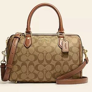 ❄️Holiday Sale❄️ - Coach Rowan Satchel in Signature Canvas